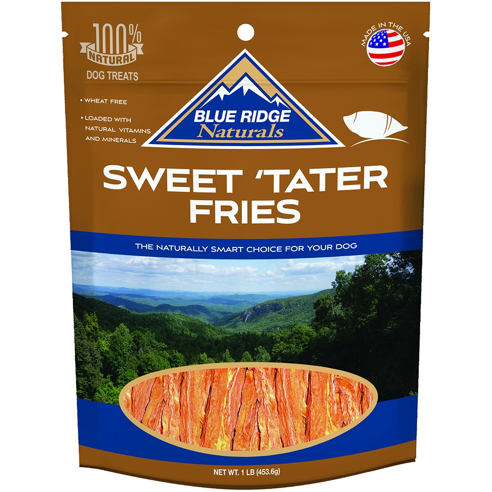 Blue Ridge Naturals Sweet Tater Fries Dog Treats - 1 lb Bag Image
