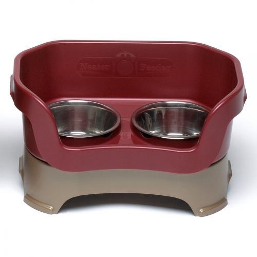 Medium Neater Feeder for Dogs - Cranberry (Medium) Dog Bowl Image