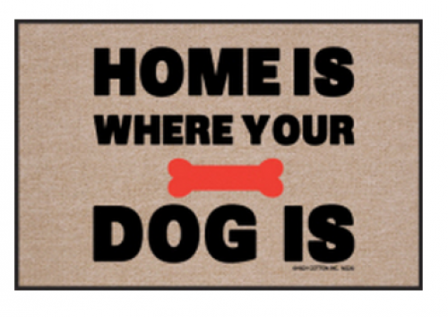 High Cotton Home Is Where Your Dog Is Doormat - 18 x 27 inches Image