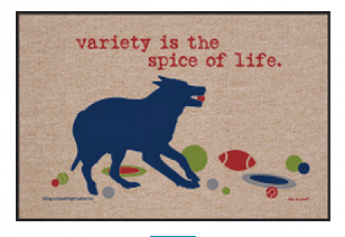 High Cotton Variety is the Spice of Life Doormat - 18 x 27 inches Image