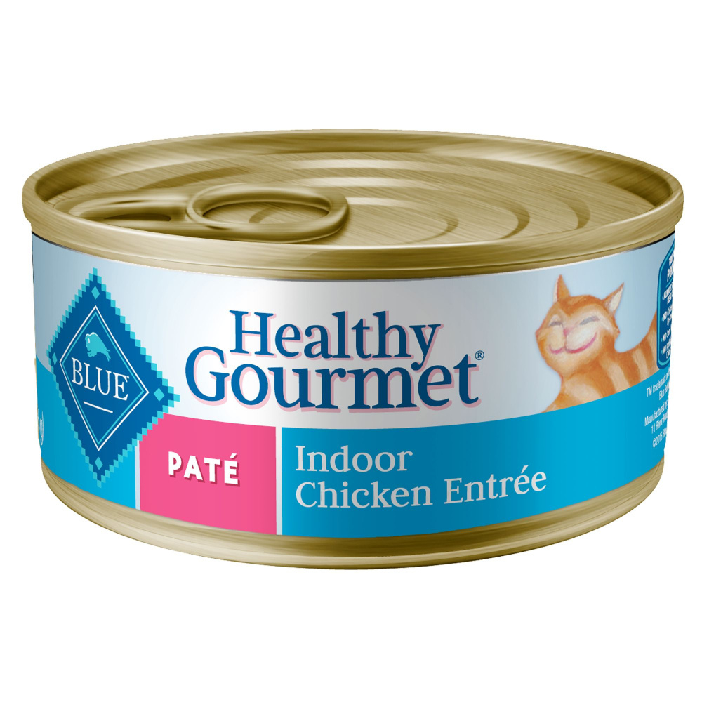 Blue Buffalo Healthy Gourmet Adult Indoor Chicken Entree Canned Cat Food - 3 oz, case of 24 Image