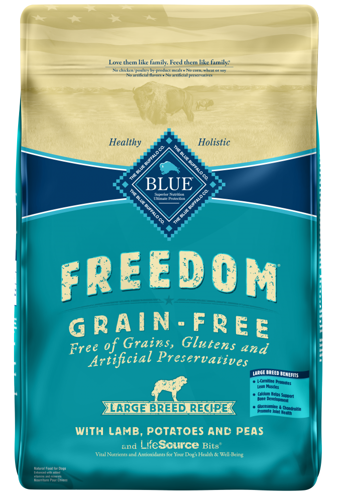 Blue Buffalo Freedom Large Breed Adult Lamb Recipe Dry Dog Food - 48 lb Bag (2 x 24 lb Bag) Image