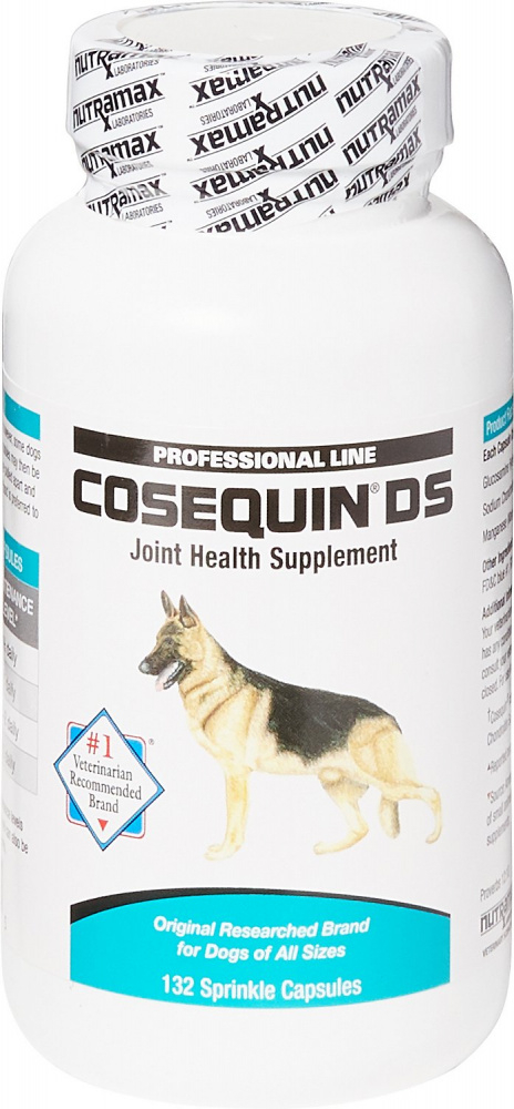 Nutramax Cosequin DS Capsules Joint Supplement with Glucosamine  Chondroiton for Dogs - 132-ct Image