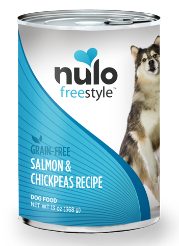 Nulo FreeStyle Grain Free Salmon & Chickpeas Recipe Canned Dog Food - 13 oz, case of 12 Image