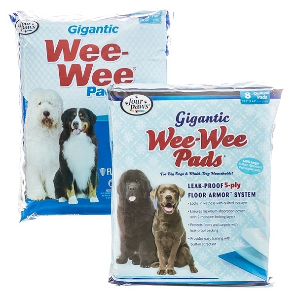 Four Paws Wee-Wee Giant Puppy Housebreaking Pads - One Package - 18 count Image