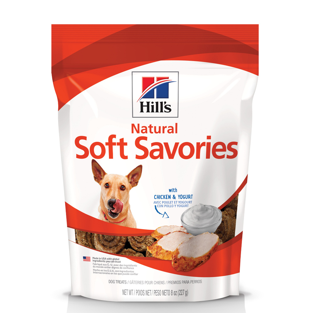 Hill's Science Diet Soft Savories Chicken  Yogurt Dog Treats - 8 oz Image