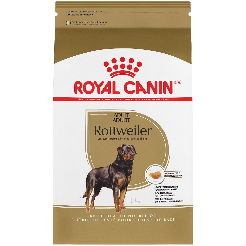 Royal Canin Breed Health Nutrition Rottweiler Adult Dry Dog Food - 30 lb Bag Image