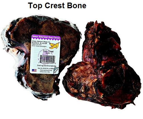 Jones Natural Chews Top Crest Bone Dog Treat - 4/5-inch Image