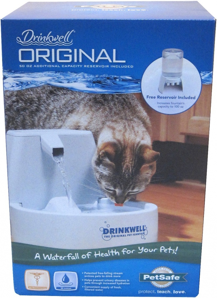 PetSafe Drinkwell Original Pet Fountain with Bonus Reservoir | PetFlow