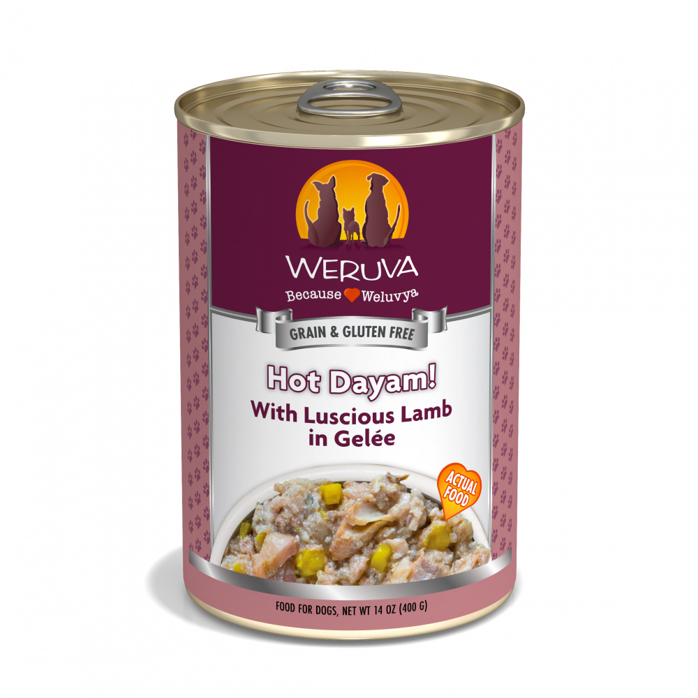 Weruva Hot Dayam Luscious Lamb Canned Dog Food - 14 oz, case of 12 Image