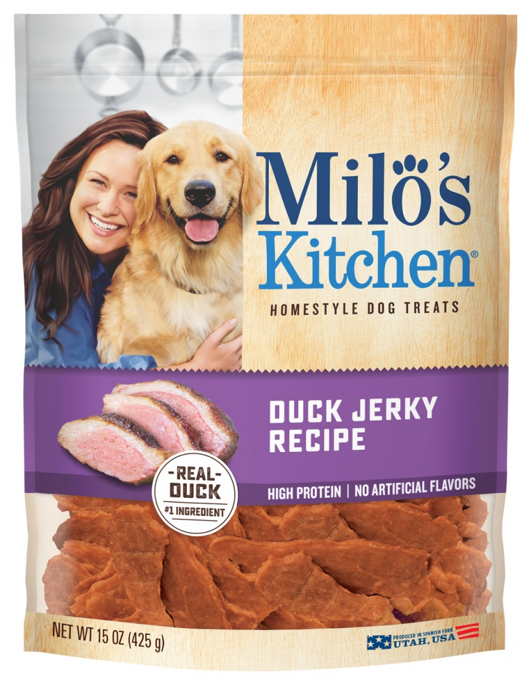Milo's Kitchen Duck Jerky Recipe Dog Treats - 15 oz Image