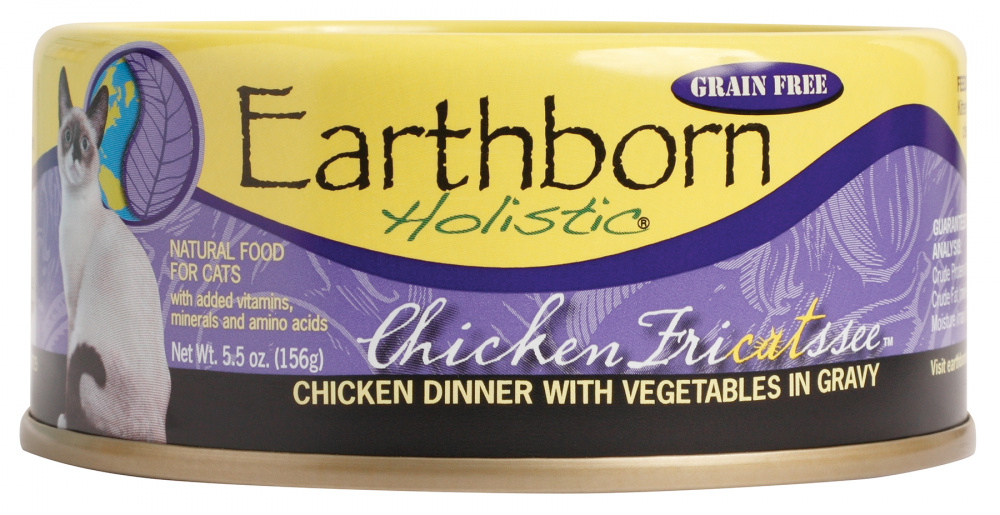 Earthborn Holistic Grain Free Chicken Fricatssee Canned Cat Food