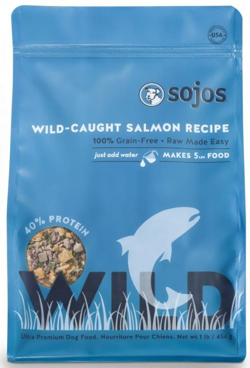 Sojos WILD Wild Caught Salmon Dog Food | PetFlow