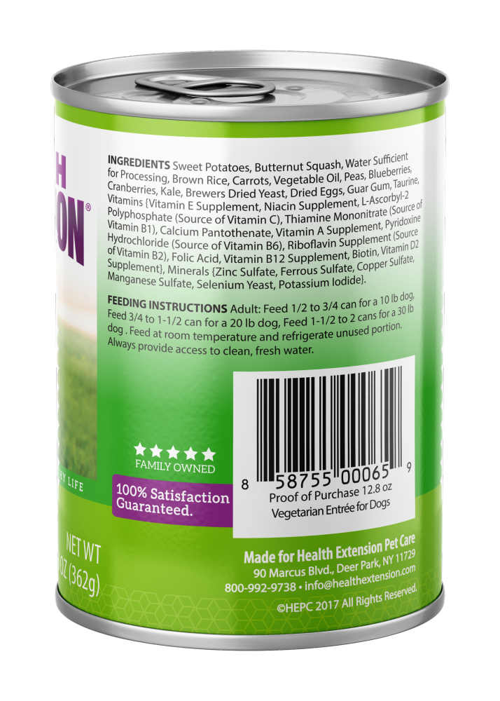 Health Extension Holistic Vegetarian Entree Canned Dog Food | PetFlow