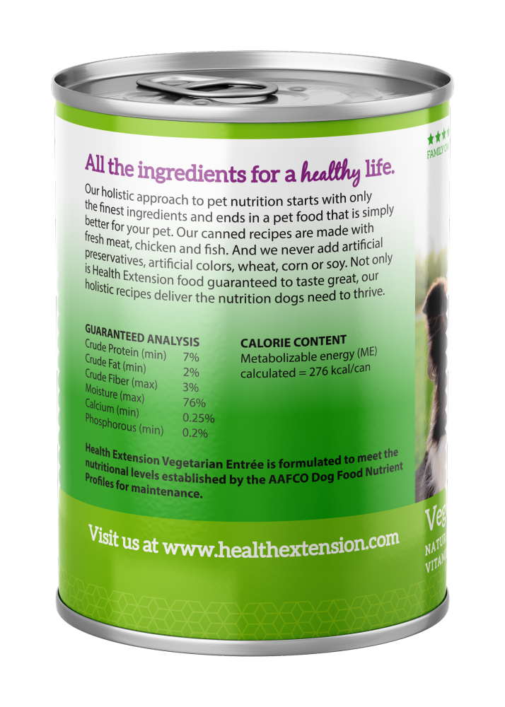 Health Extension Holistic Vegetarian Entree Canned Dog Food | PetFlow