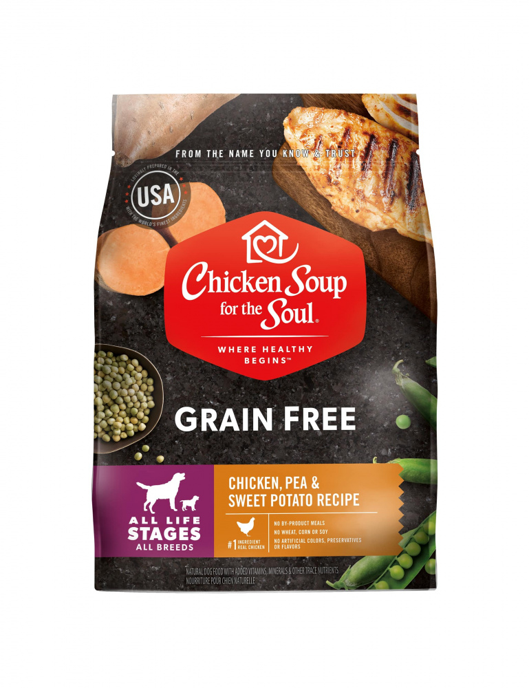 Chicken Soup For The Soul Grain Free Chicken, Turkey & Pea Dry Dog Food - 25 lb Bag Image