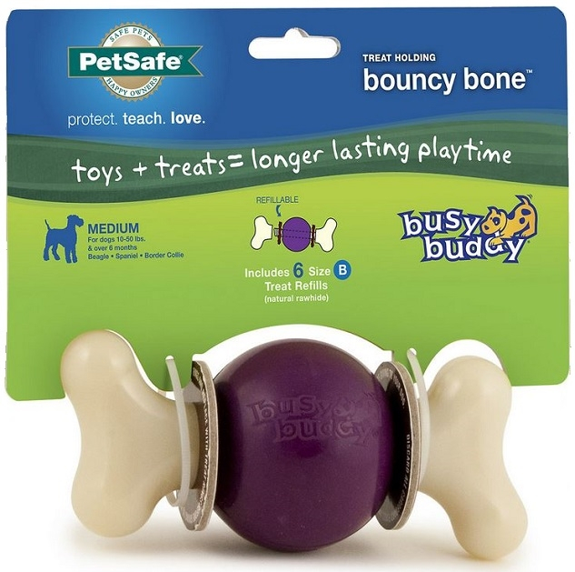 PetSafe Busy Buddy Bouncy Bone Dog toy - Small Image