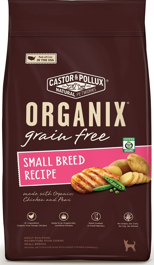 Castor and Pollux Organix Grain Free Adult Small Breed Formula Dry Dog Food | PetFlow