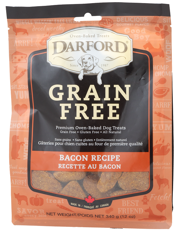Darford Grain Free Bacon Recipe Oven Baked Dog Treats - 12 oz Image
