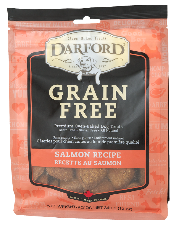 Darford Grain Free Salmon Recipe Oven Baked Dog Treats - 12 oz Image