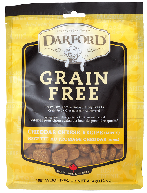 Darford Grain Free Cheddar Cheese Recipe Minis Oven Baked Dog Treats - 12 oz Image