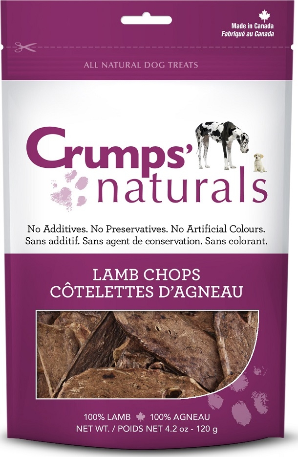 Crumps Naturals Lamb Chops Dog Treats - 4.2 oz Image