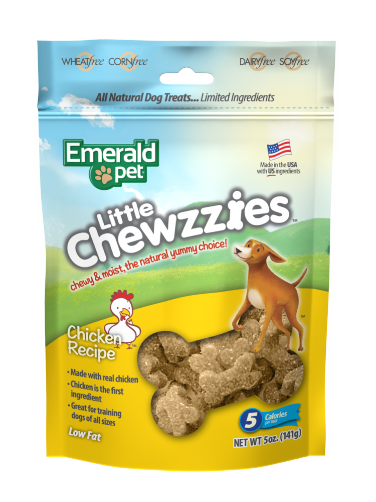 Emerald Pet Little Chewzzies Chicken Recipe Dog Treats - 5 oz Image