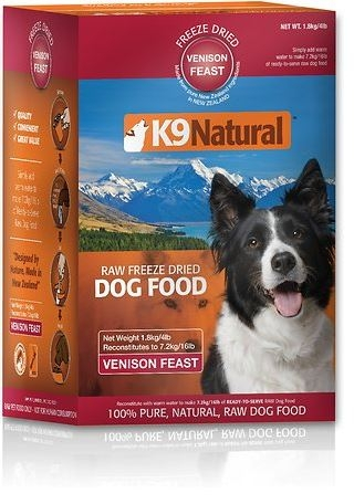 K9 Natural Venison Feast Raw Freeze-Dried Dog Food | PetFlow