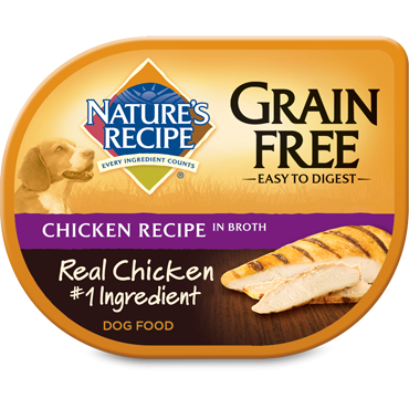 Nature's Recipe Grain Free Chicken Recipe Broth Wet Dog Food - 2.75 oz, case of 12 Image