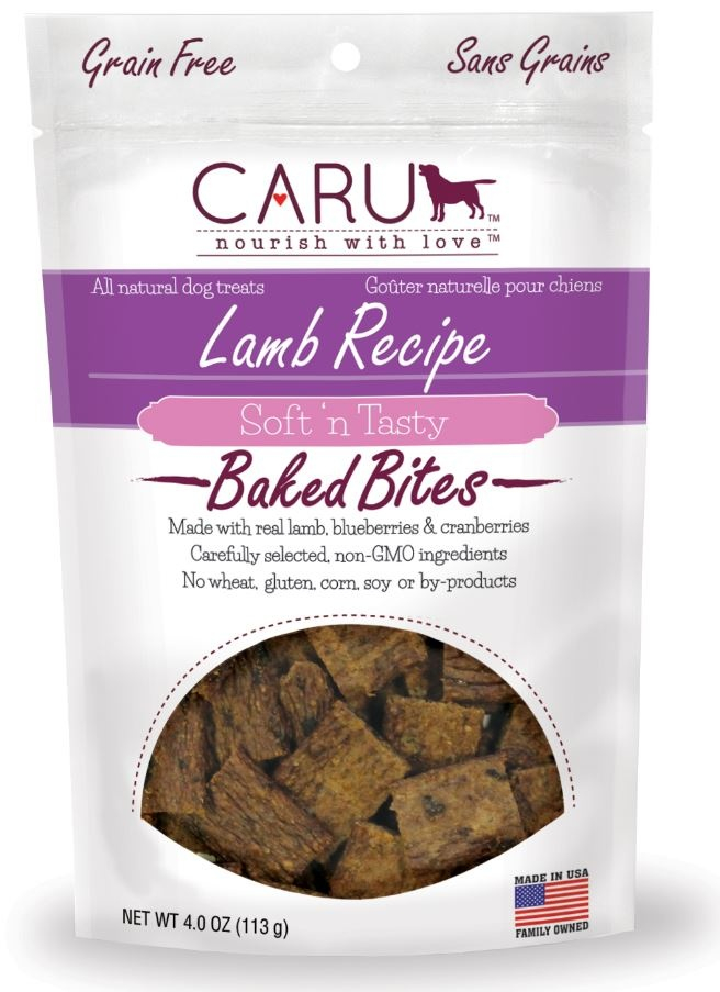 Caru Natural Grain Free Lamb Recipe Bites for Dogs - 4 oz Image