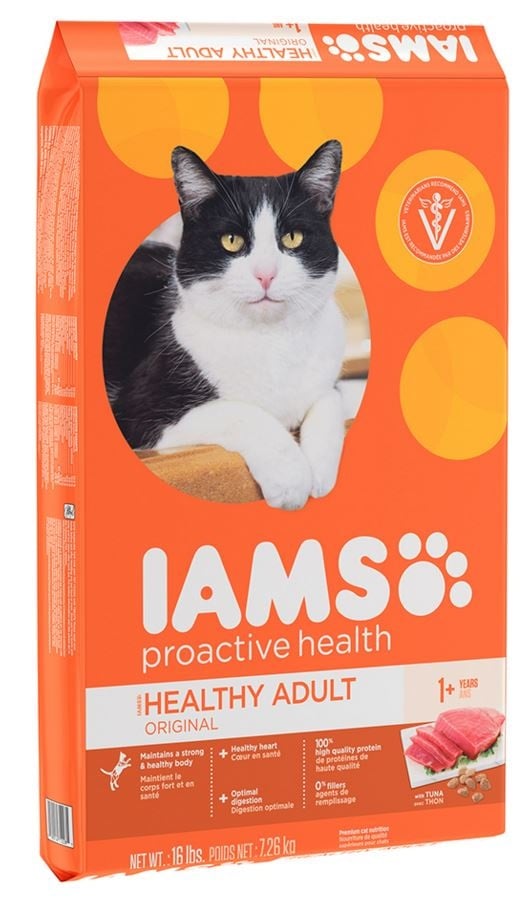 Iams ProActive Health Adult Original Tuna Recipe Dry Cat Food | PetFlow