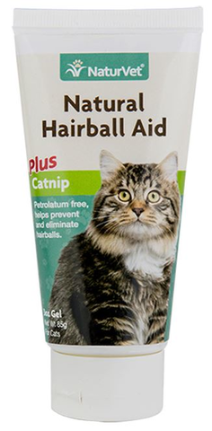 NaturVet Natural Hairball Aid with Catnip Cat Gel - 3 oz Image