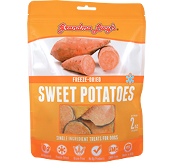 Grandma Lucy's Singles Freeze Dried Sweet Potatoes Single Ingredient Dog Treats - 2 oz Image