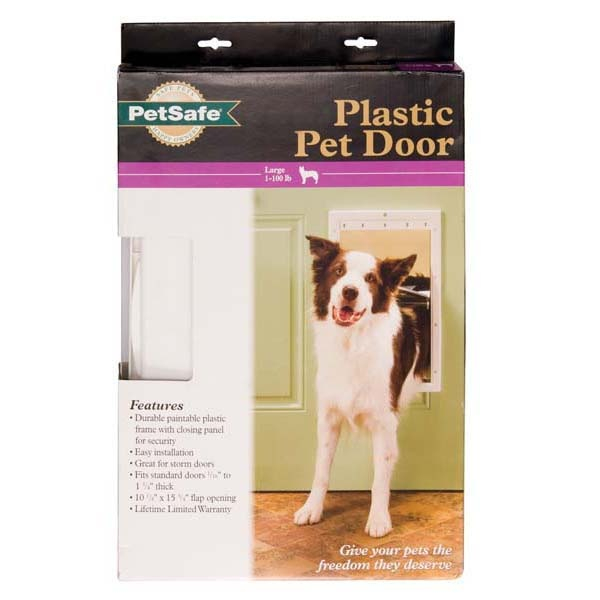 PetSafe Plastic Pet Door Premium - Large White 12.5