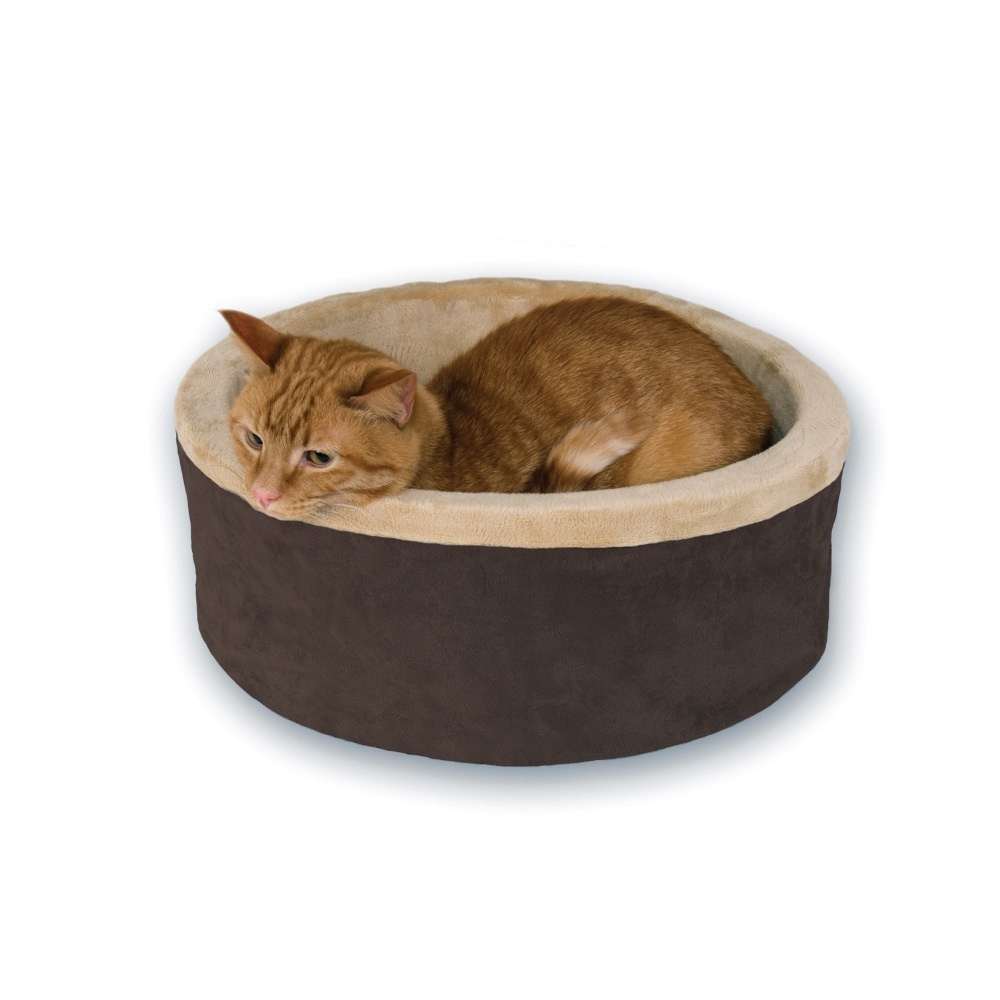 K Pet Products Thermo-Kitty Bed - Small Mocha 16