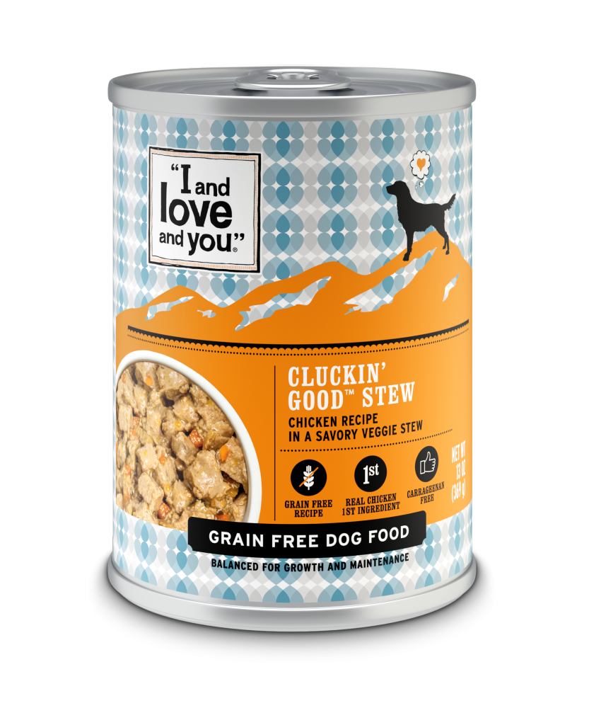 I & Love & You Grain Free Clucking Good Stew Canned Dog Food - 13 oz, case of 12 Image