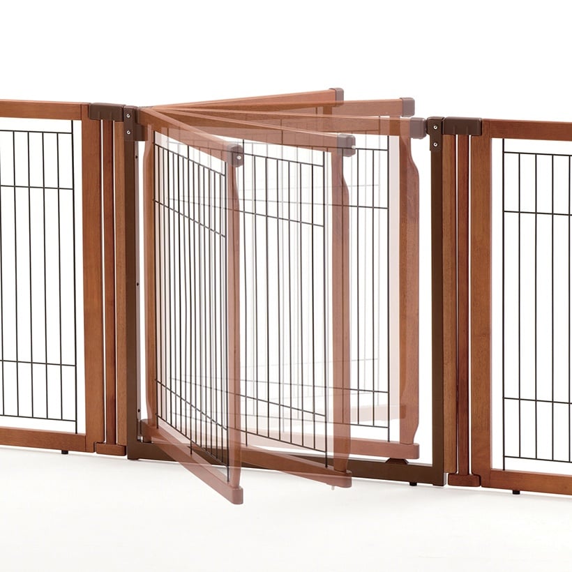 Richell Convertible Elite 6 Panel Pet Gate PetFlow