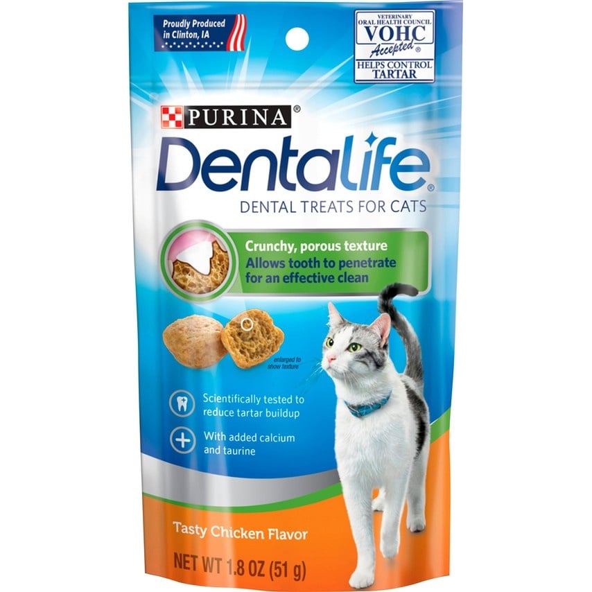 Purina Dentalife Adult Tasty Chicken Flavor Cat Dental Treats - 1.8 oz Image