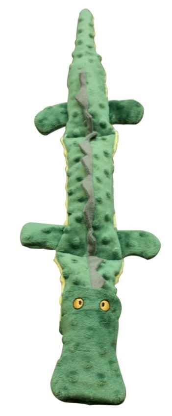 Ethical Pet Skineeez Extreme Triple Squeak Crocodile Dog toy - 25