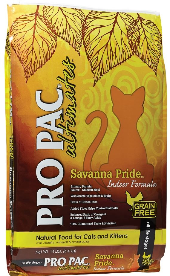 PRO PAC Grain Free Ultimates Savanna Pride Dry Cat Food - 14 lb Bag Image