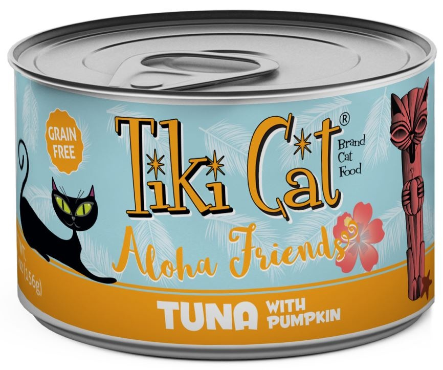 Tiki Cat Aloha Friends Grain Free Tuna with Pumpkin Canned Cat Food - 3 oz, case of 12 Image