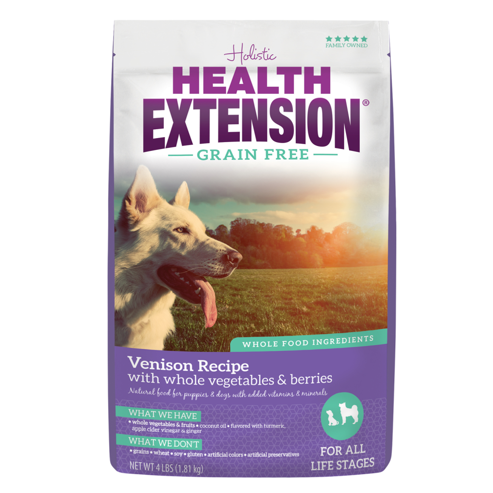 Health Extension Grain Free Venison Recipe Dry Dog Food - 10 lb Bag Image