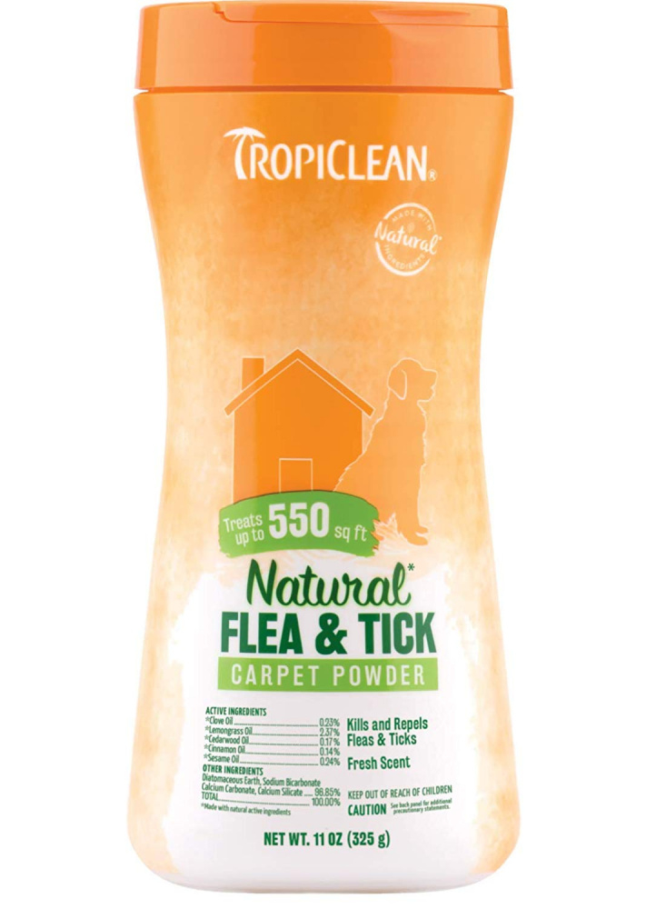 Tropiclean Flea & Tick Carpet  Pet Powder - 11 oz Image