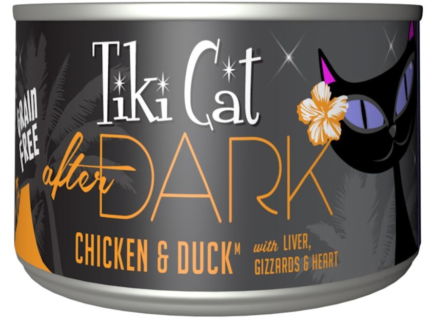 Tiki Cat After Dark Grain Free Chicken & Duck Canned Cat Food - 2.8 oz, case of 12 Image