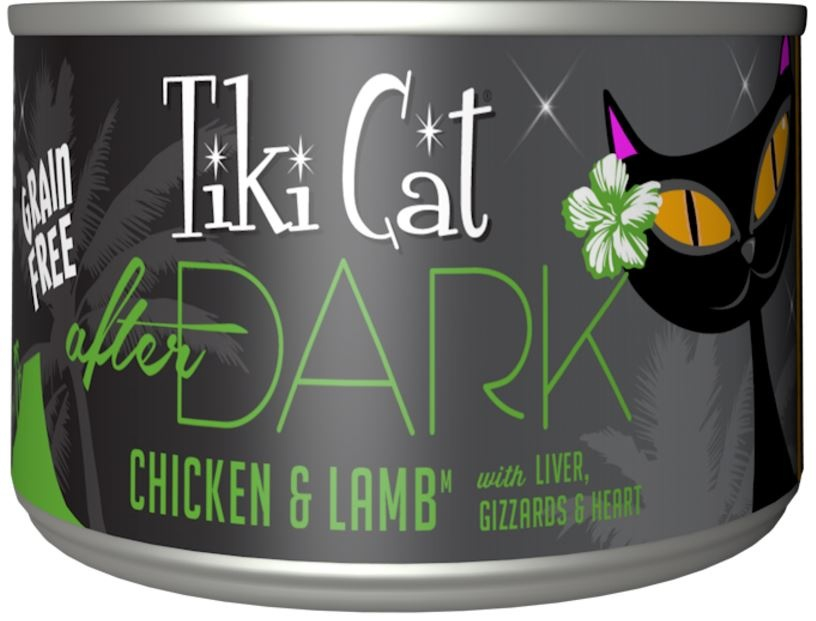 Tiki Cat After Dark Grain Free Chicken & Lamb Canned Cat Food - 5.5 oz, case of 8 Image