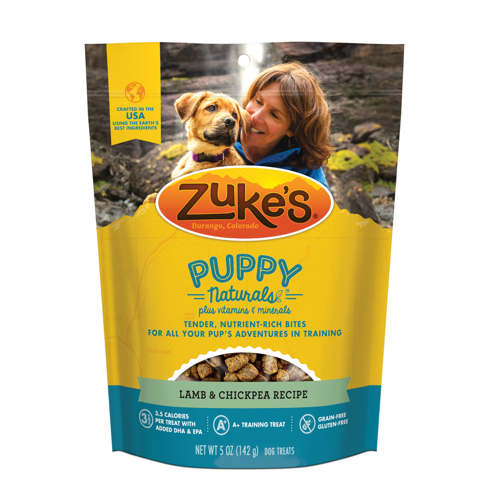 Zukes Puppy Naturals Grain Free Lamb & Chickpea Dog Treats - 5 oz Image