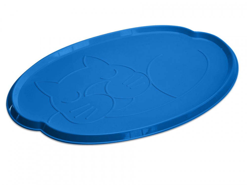 Van Ness Cat Dinner Mat with Rimmed Sides - 17