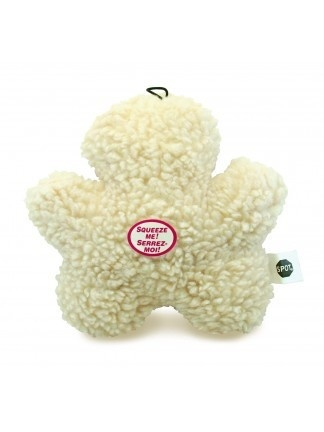 Ethical Pet SPOT Vermont Fleece Chew Man Dog toy - 8 Inch Image