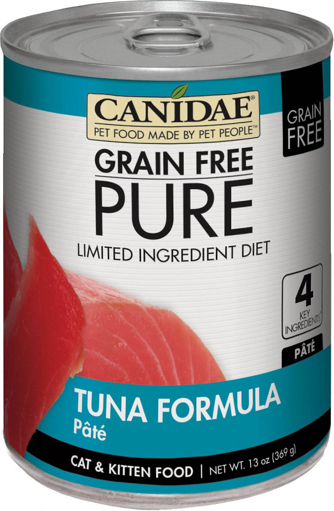 Canidae Grain Free PURE Limited Ingredient Diet Tuna Recipe Canned Cat Food - 3 oz, case of 18 Image