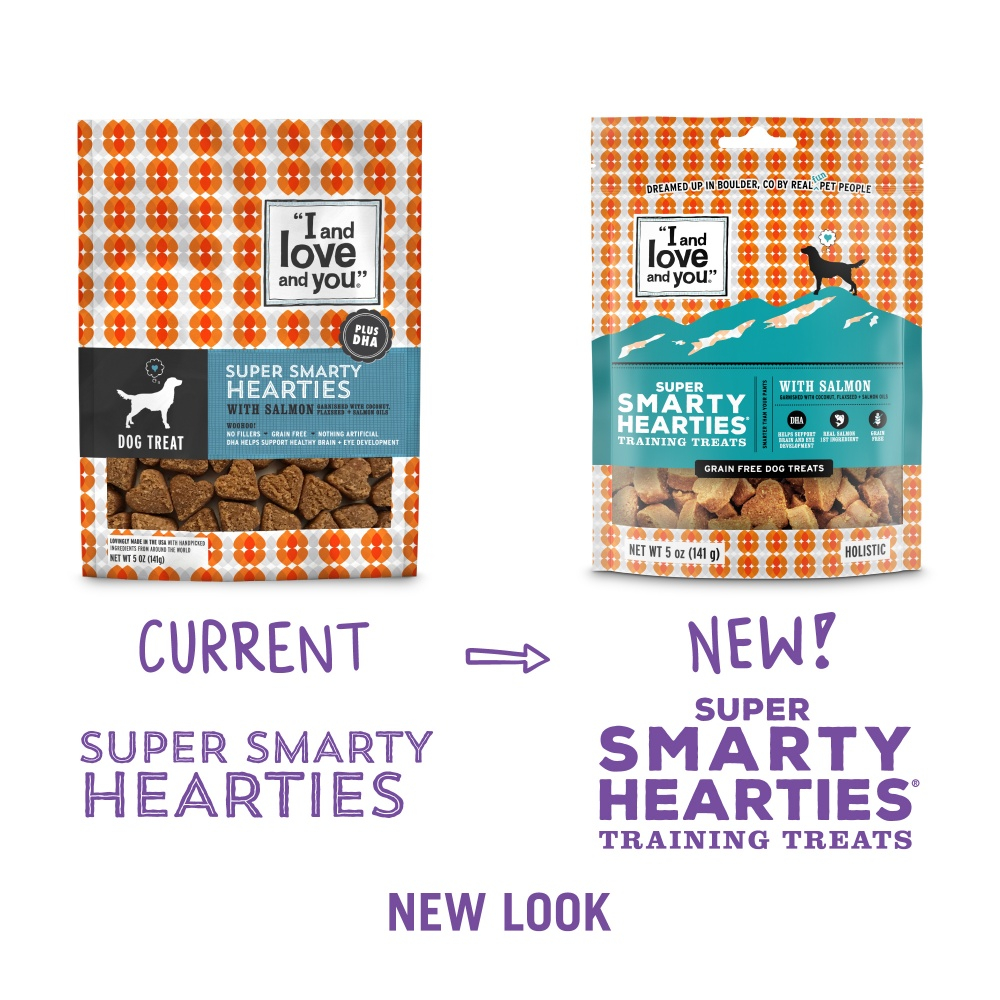 I and Love and You Super Smarty Hearties Grain Free Dog Treats | PetFlow